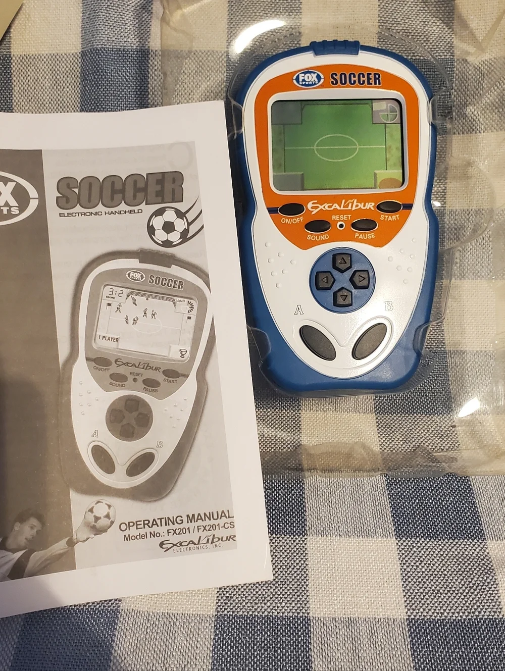 20th Century FOX 2006 Sports Soccer Electronic Handheld - Blue/White/Orange